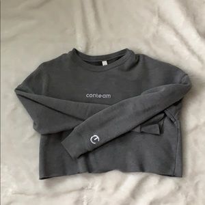 JESS AND GABRIEL CROPPED SWEATER